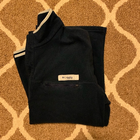 Columbia Harborsider Navy Fleece Pullover - XL - Picture 6 of 7